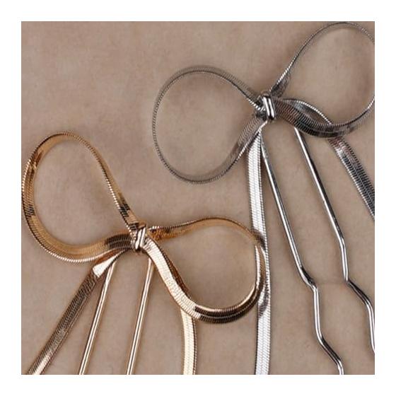 Kanzashi Hairpin Hair Accessory Japanese Style Pearl U-Comb for Wedding Kimono Coming-of-Age Ceremony Recital Butterfly Knot-G