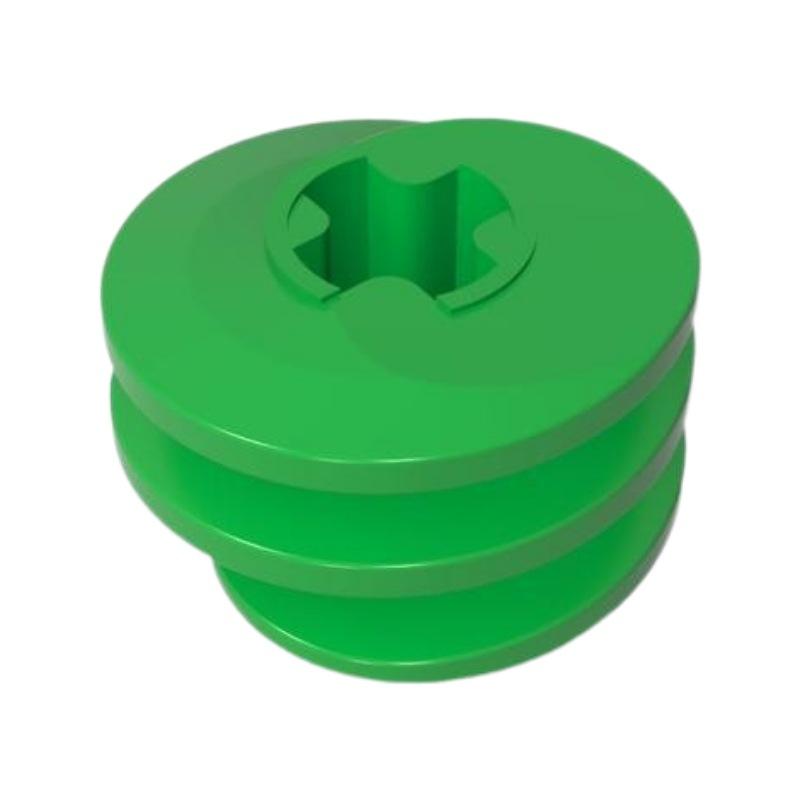 Compatible Building Block 27938 Building Block Technology Spare Parts 6170153 Dark Gray, Spiral Teeth, Vortex, Turbine