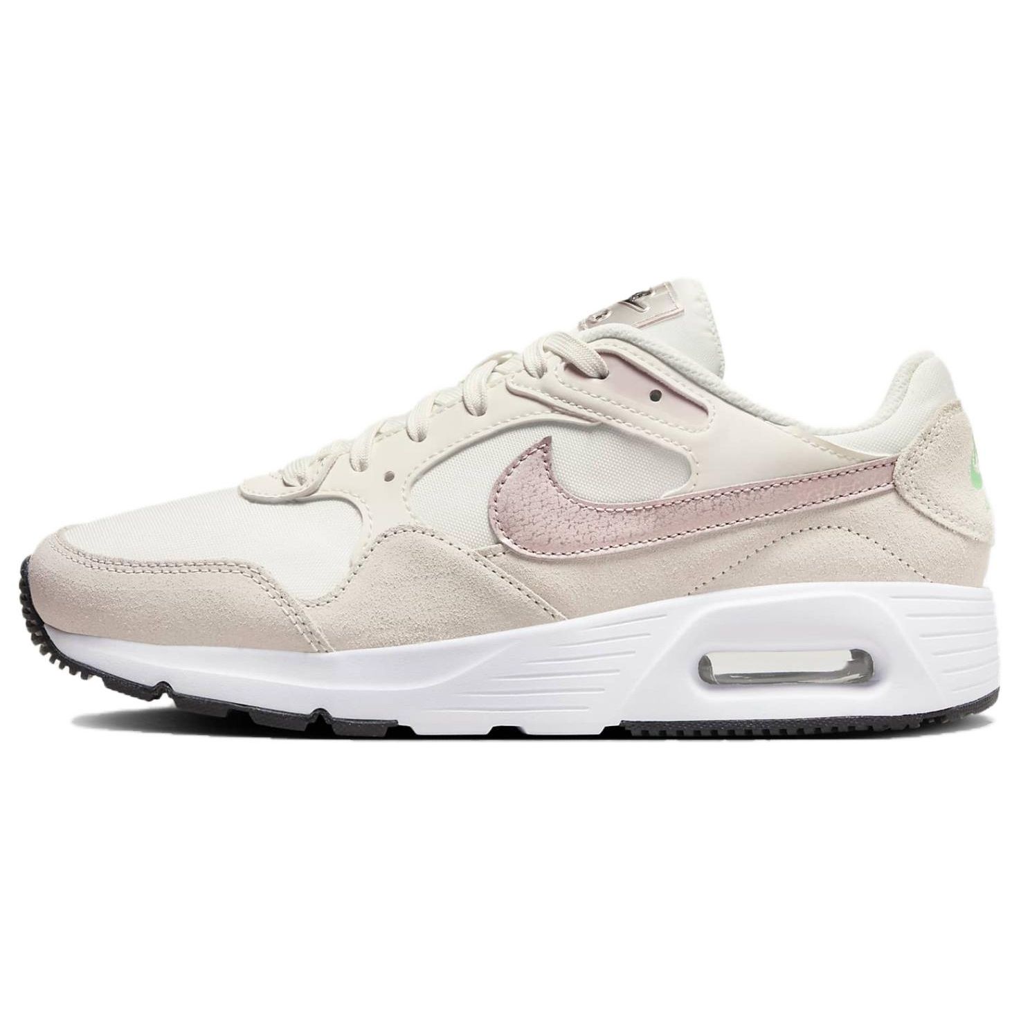 

Nike Air Max SC Ткань Кожа На шнуровке Низкие Кроссовки для образа жизни Женские кроссовки Светло-розовый FQ6795-100 39