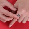 Faith Transfer Ring Rotatable Amulet Opening Ring Female Rings Ethnic Style Ring Korean Style Ring