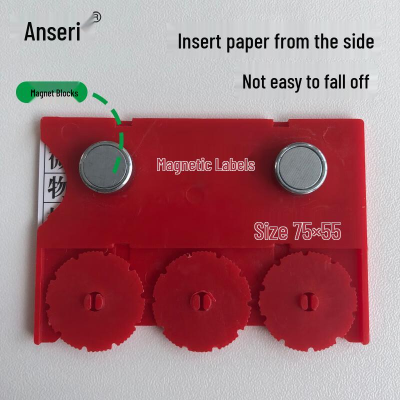 Ancesty Magnetic Shelf Inventory Counting Card Holder
