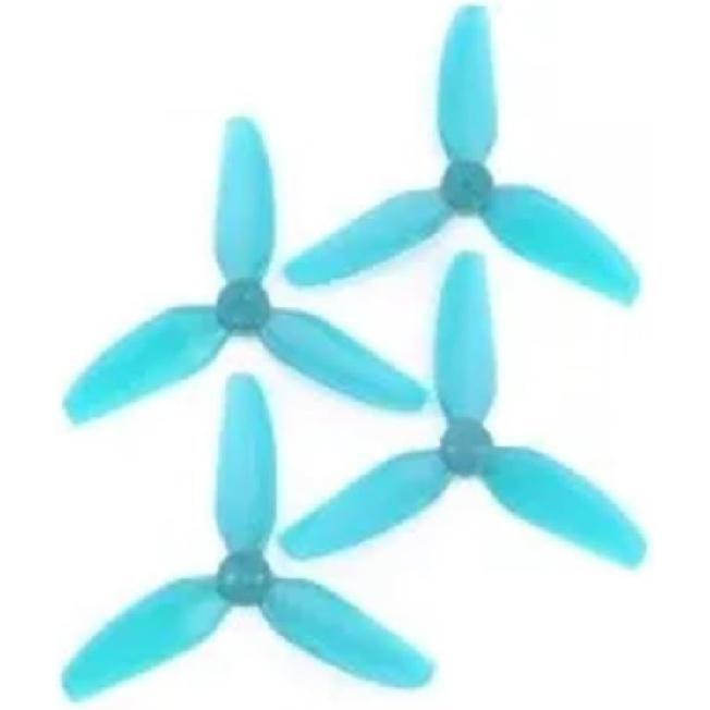 12 Pairs 24 Pieces For HQ 2525 T2.5X2.5X3 2 Inch 3 Impeller Propellers For Brushless FPV Rc Racing(Blue)