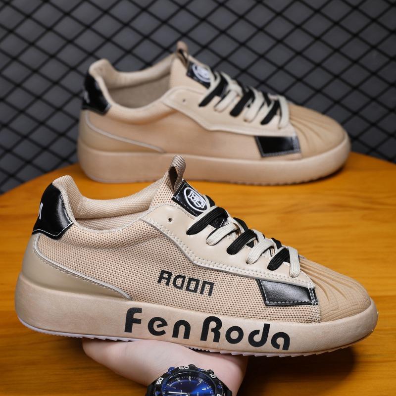 

Men s board shoes spring breathable white shoes men s office workers design sense trend men s sports shell head men s shoes 45 [Customized]