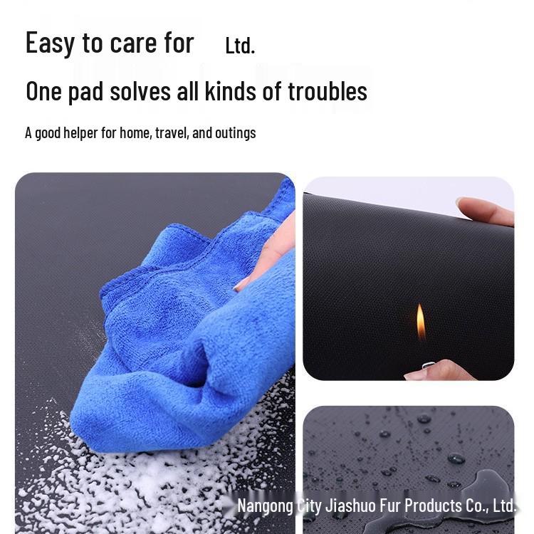 Cross-Border Fire Pit & BBQ Silicone Fireproof Mat