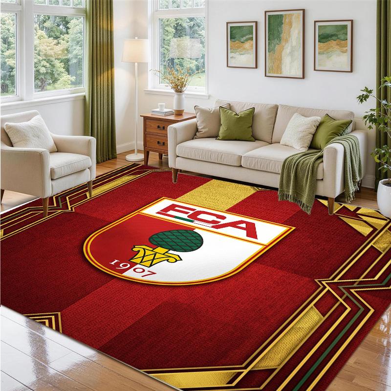 FC Augsburg FC Design Crystal Velvet Rug Soft Decorative Mat for Bedroom Entrance