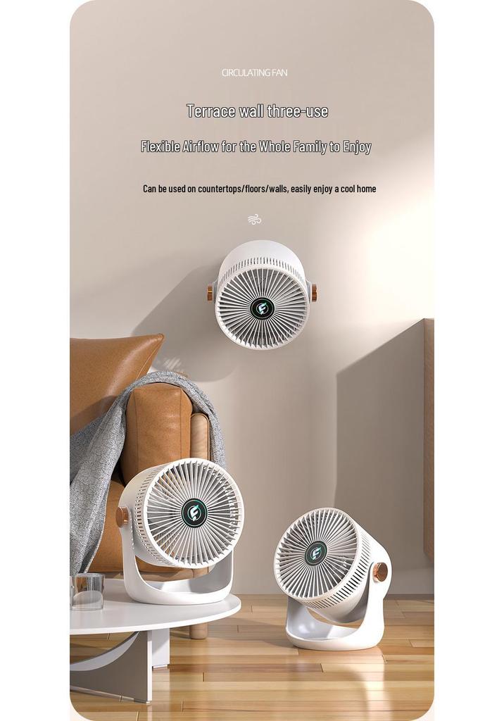 USB Mini Desktop Clip Fan - Ultra-Quiet, Multi-Functional for Dorms & Offices