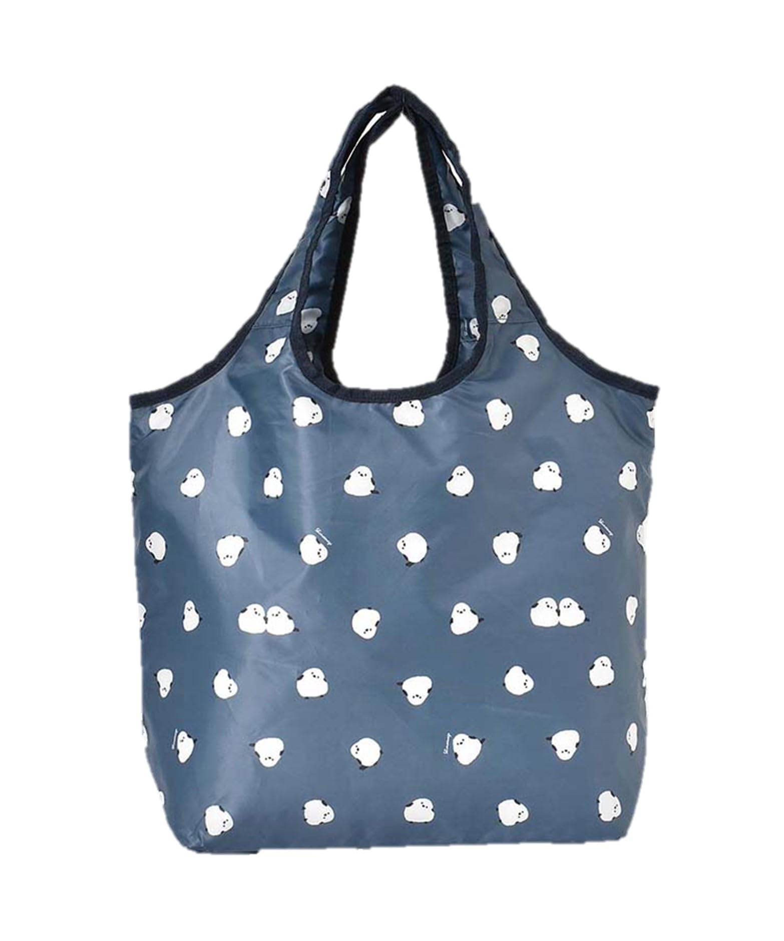 

Bleu Bleuet Senbado Insulated Compact Shoulder Eco Bag (Long-tailed Tit, Navy)