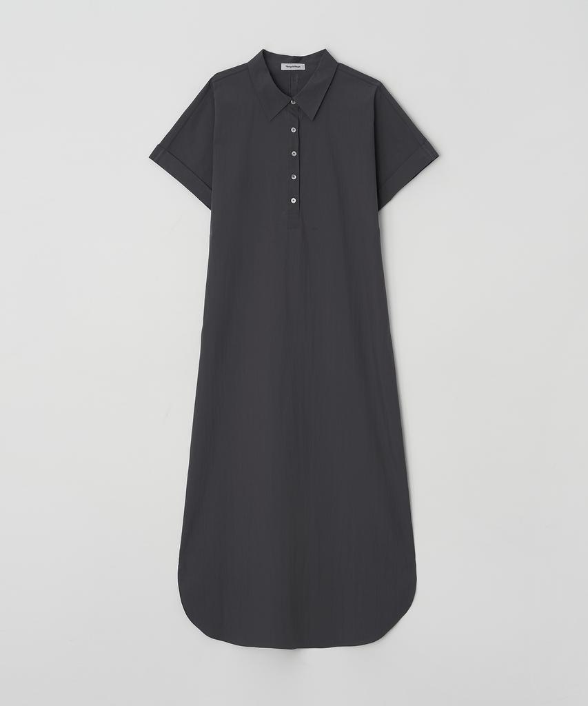 Meojiaenminggeul Sein Crisp Maxi Shirt Dress (Charcoal)
