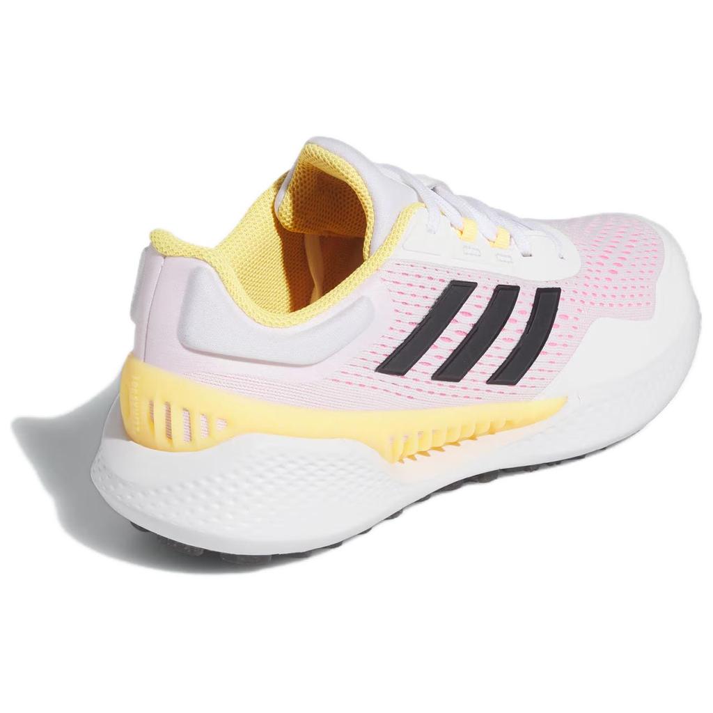 Adidas 24 Bounce Golf Comfortable Simple Versatile Shock Absorbing Durable Low Top Golf Shoes Women Sneakers Black White Orange IG3259