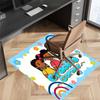 Gracie's Corner1 Printed Absorbent Washable Carpet, Non-Slip Bathroom Mats, Kitchen Rugs, Yoga Mat,Living Room Entrance, Camping Picnic Rugs