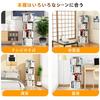APPOLYN Rotating 4 Diameter Height To Hold A4 Comic Picture Storage Large CD DVD White Bookshelf, Bookshelf, Tiers, 40CMHeight 128CM, Paper, Rack,