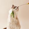 Steel Wire Cat Play Wand for Active Pet Activity and Bonding Setaria Teaser for Indoor Cats Exercise for Felines Cats