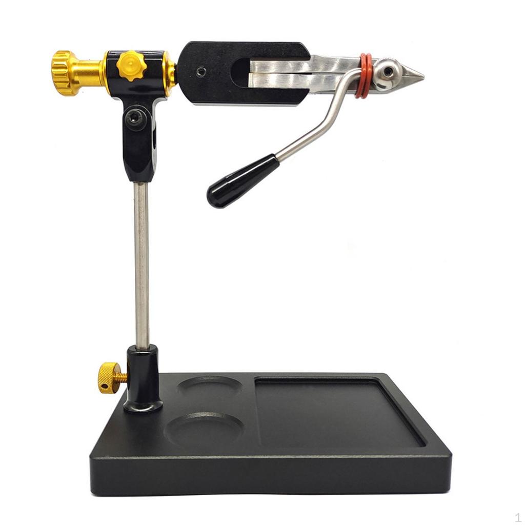 Rotary Fly Tying Vise Adjustable Easy to Adjust for Hobbyists