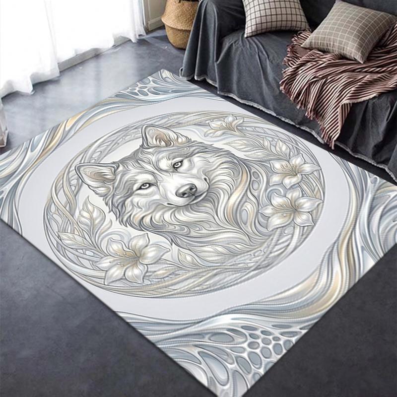 2025 New Husky Dog Carpet Rug for Living Room Bedroom Home Sofa Decoration,Kids play Non-slip Floor Mat65