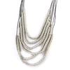 Les Trésors De Lily [M1992] - Silver 'Kilimanjaro' Necklace