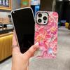 Rhinestone Rainbow Flower Phone Case With Bracelet For Samsung S25 Ultra Iphone 16 Pro Max
