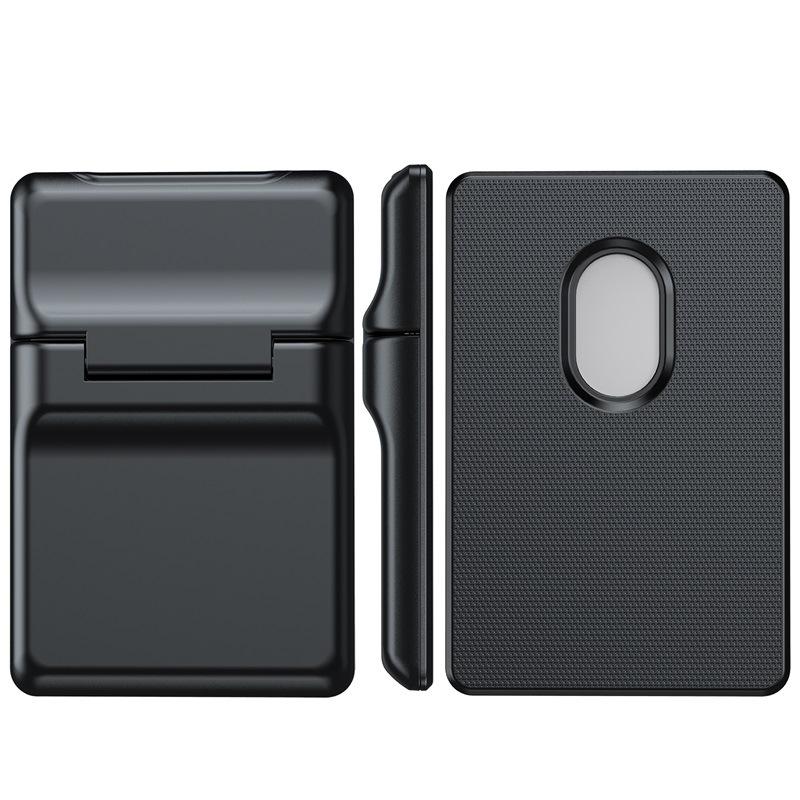 

Применимо к мобильному телефону iPhone15 Кармашек для карт Apple 14MagSafe Магнитный чехол-кошелек Задняя наклейка Держатель для карт 13 чёрный