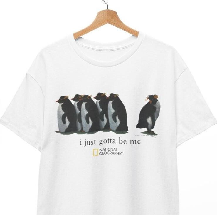 I Just Gotta Be Me Penguin T-Shirt, Unisex Tee