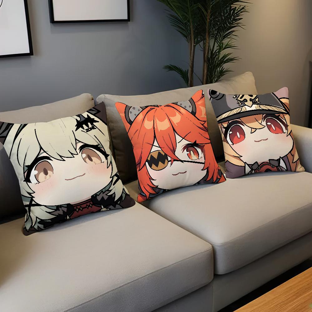 game Zenless Zone Zero Caesar King Koleda Comfortable soft Pillow Case for Sofa Living Room Home office Decor Protective Covers