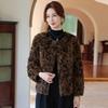 Mrs. Rich's High-end Leopard Print Fur Is Integrated, the New Casual Warm Women's Small Short Fur Jacket Is Explosive