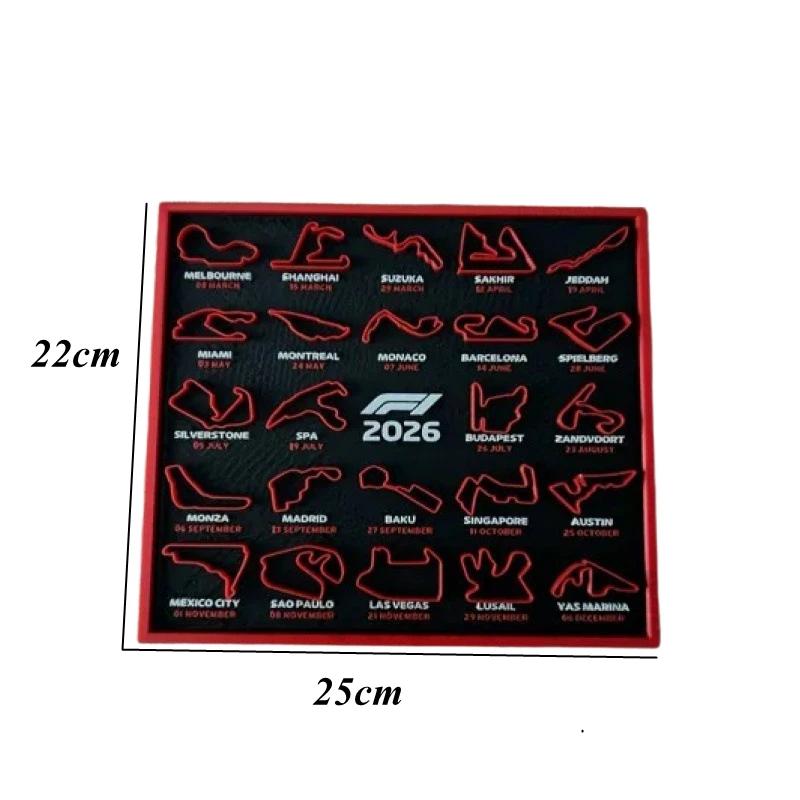 

2026 F1 Карта гонок Постер Друк Домашня Вітальня Спальня Передпокій Бар Кафе Художній Малюнок Декорація Домашній Декор
