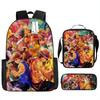 ONE PIECE Cross-border trendy backpack European and American retro schoolbag third grade~ fourth grade bag