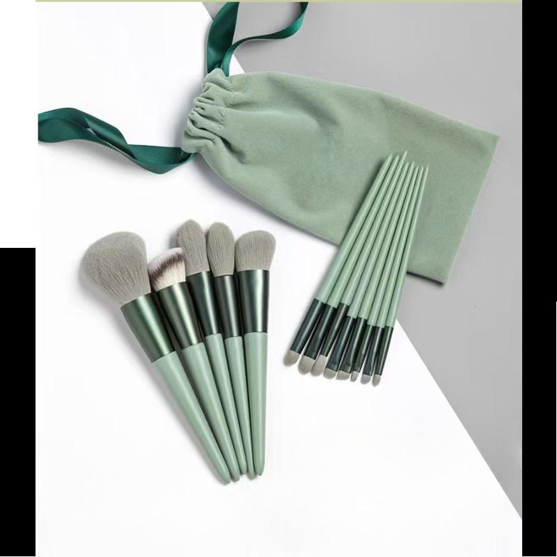 Cheese Cream Yellow 13 Cloth Bag Set Makeup Eyeshadow Cover Brush Newbie Free Cloth Storage Cloth Bag