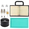 Air Filter with Tune Up Maintenance Service Filter Kit for 695091 698754 273638S GY20575 MIU11286 JD L120 L111 L118 LA130 V-Twins Lawn Mower Tractor