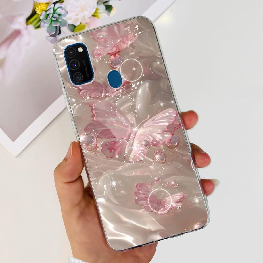 For Samsung M21 Case SM-M215F Silicone Soft Phone Cover For Samsung Galaxy M21 2020 Fundas Cartoon Coque For Samsung M 21 Bumper