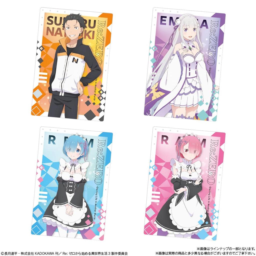 BANDAI ReZero - Starting Life in Another World Wafer vol.5 20-Piece Box Food Toy