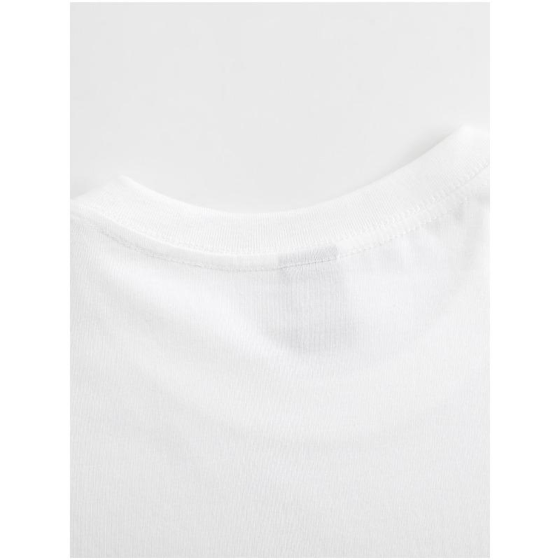 European Size Summer New Men's Pure Short Sleeve Trendy Cool Printed Casual T-Shirt, Friday Casual Wear
