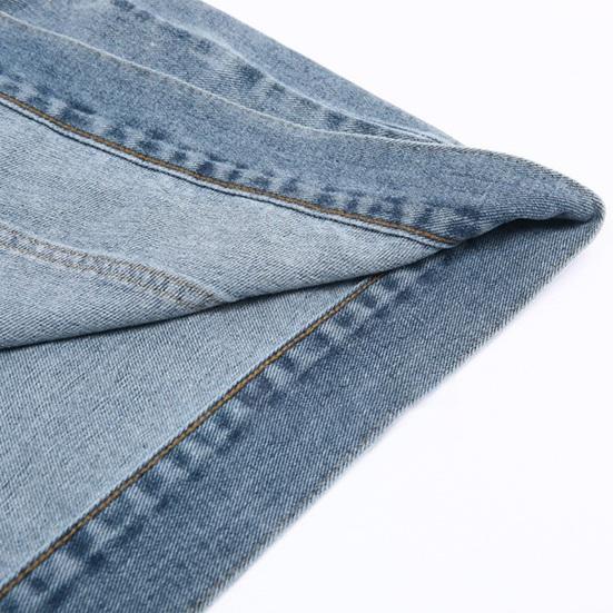 Men Summer Denim Vest Coat Lapel Sleeveless Solid Color Denim Waistcoat Single Breasted Large Pockets Design Washed Cargo Waistcoat