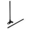 Carp Fishing Accessories Aluminium Alloy Snag Bars Ears Black For Bite Alarms Windproof Carp Fishing Tackle Rod Support