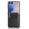 case for Samsung Galaxy Z Flip 7 FE Protective cover with litchi pattern and card slot phone case Shock Proof Anti-Fingerprint