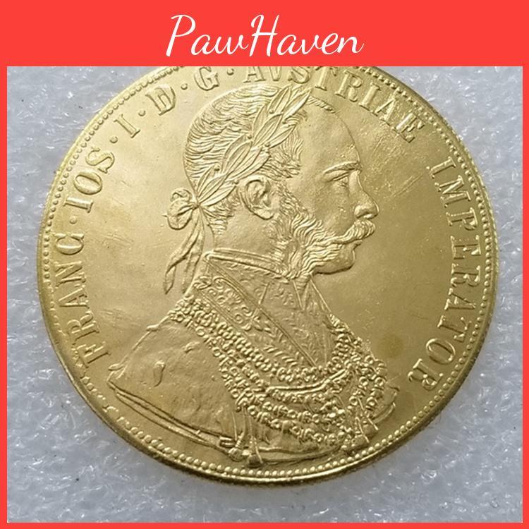 Austria Collectible Commemorative Souvenirs 1877 Golden Coins
