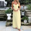 Elegant Spring Dress With Tie Belt For Womens Office Casual In Polyester Fabric