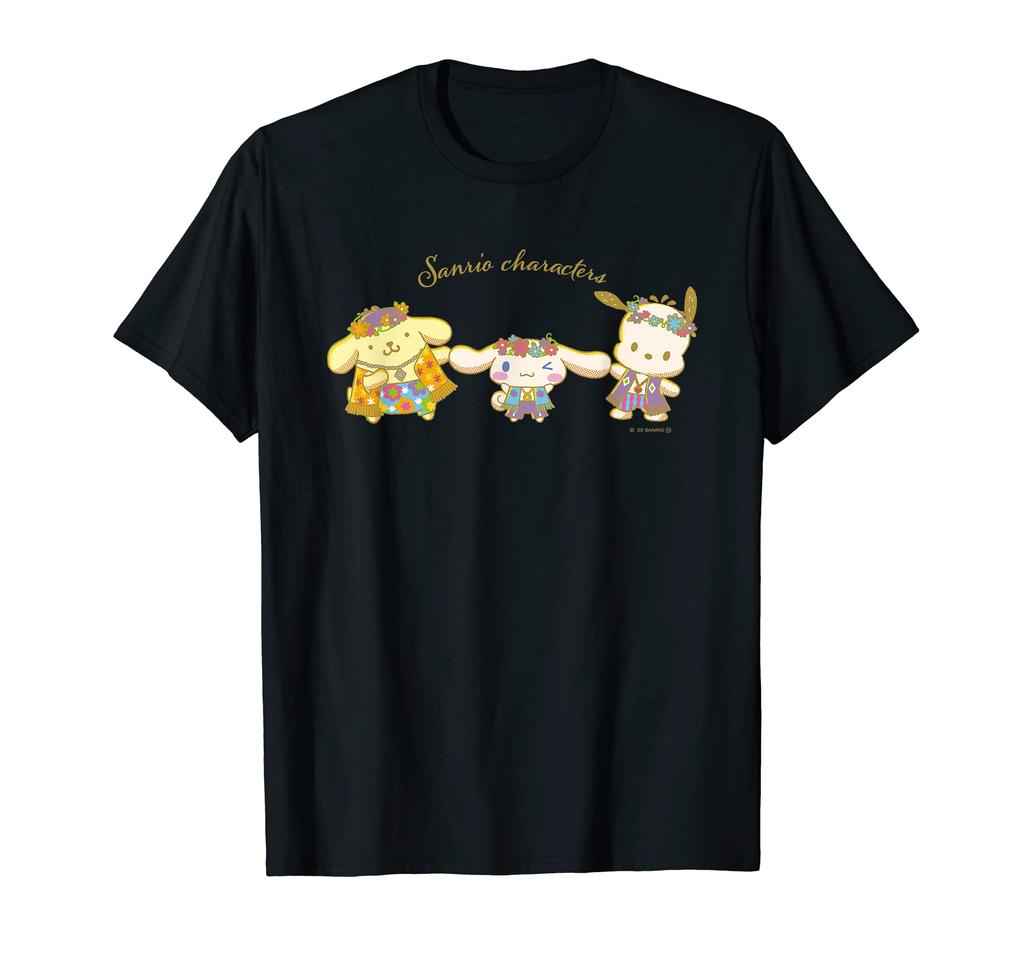 Pompompurin, Pochacco, Cinnamoroll, Ohana [Recommended as a Valentine's Day gift] T-shirt