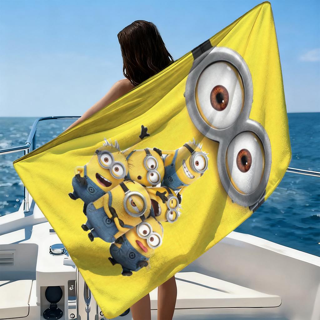 Großäugiges Süßes Wesen Bananamaster Strandtuch Schnelltrocknend Geeignet für Strandurlaub Pool Fitnessstudio Süßes Geschenk für Freunde Familien