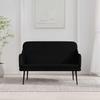 Black Bench 110 x 76 x 80 cm Fabric