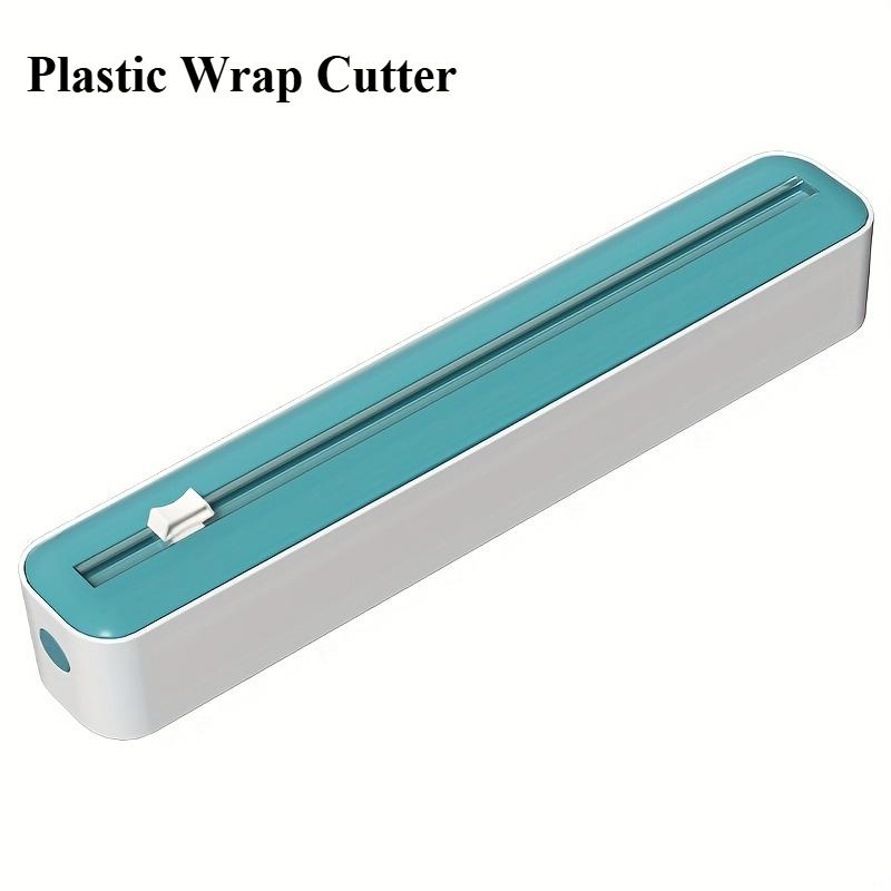 Dual-Action Fresh Wrap Dispenser-Cutter-Multi-Purpose Kitchen Sealer for Plastic,Tin Foil,Baking Paper-Wax Sheets-Packaging Tool