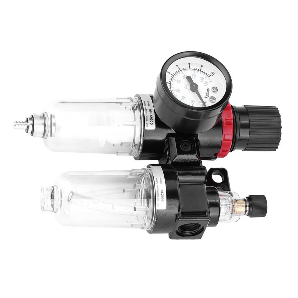 Pneumatic Air Pressure Filter Regulator Lubricator Moisture Water Trap Oil water Separator G1 4