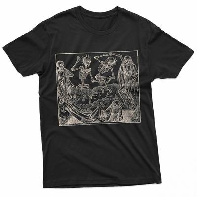 Dance of Death Macabre Skeleton Gothic Fan TShirt Unisex T-Shirt