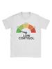 Cortisol niedriger Pegel Meme Print Streetwear Letter Grafik Minimalistischer Kunststil Herren und Damen T-Shirt Tee Oversized Kurzarm