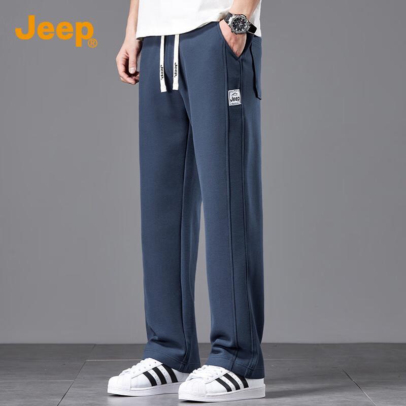 

JEEP 2025 Fall/Winter Men s Loose Straight Wide Leg Sweatpants XL