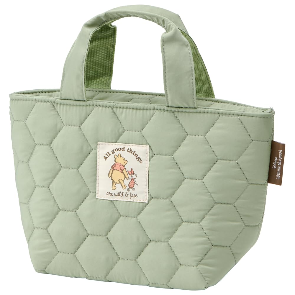 Skater Quilted Insulated Lunch 30cm x 12cm x 18cm x x Disney Winnie the Pooh Bag, (12" 5" 7"), Design, KKLB2-A