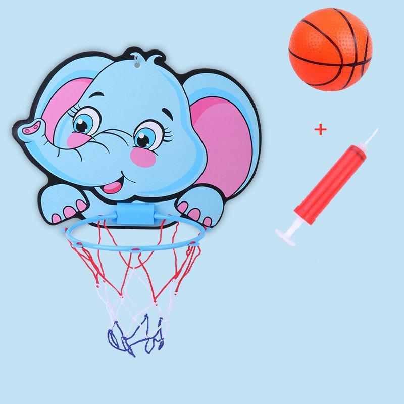 

Дитячий комплект для баскетбольного кільця Мультяшні креативні тварини Баскетбольна підставка На відкритому повітрі Гра в приміщенні Спорт Іграшки для дітей Діти 34*30.2cm