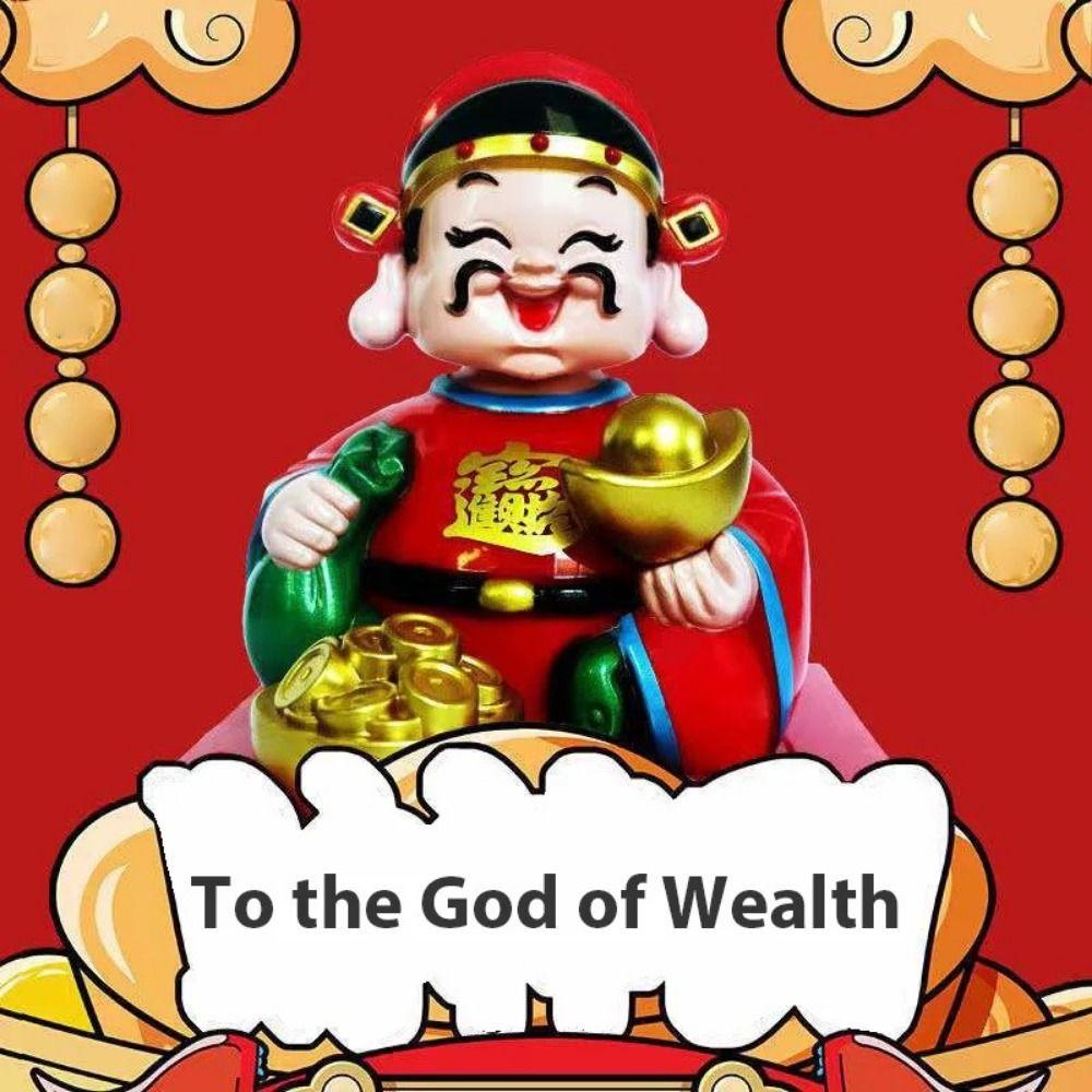 

Фен-шуй Статуя бога удачі Сонячний киваючий талісман Орнаменти Прикраса кімнати для дому