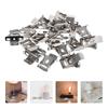 20 Pcs Light Mounting Spring Clips Recessed Lamp Accessories Securing Clamps for Ceiling Iron Retrofitting