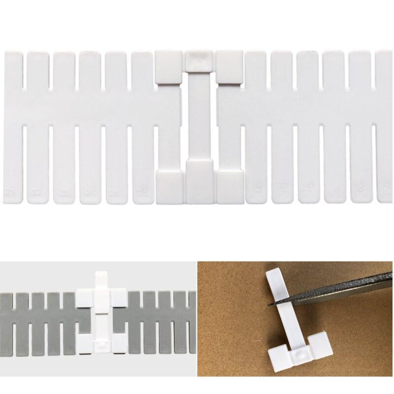 10Pcs/Lot Drawer Partition Accessories Extension Buckle Fixed Clip Drawer DIY Storage Clapboard Divider Sock Underwear Organizer