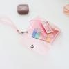 Fashion Transparent Waterproof Pvc Women Men Credit Card Id Card Storage Bag Mini Wallet Girls Coin Purse
